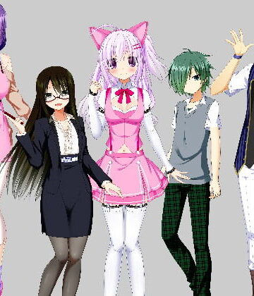 ジークンソフト★萌えキャラ着せ替え4[ネコミミ・獣系]
