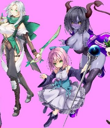 ジークンソフト★脱衣萌えキャラ_01[ファンタジー]