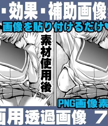 れいが荘素材専門店★簡単！画像を貼り付けるだけ！誰でも簡単にエロ漫画が作れる！効果・補助画像素材セット Hentai manga / Impact Effect Image material Assistance Set[イラスト・CG集]