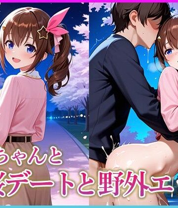 そ〇ちゃんと夜桜デートと野外エッチ