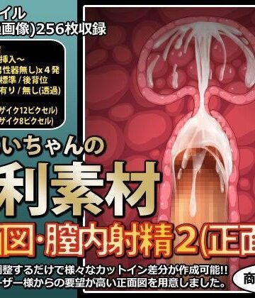 行商じいちゃん★行商じいちゃんの便利素材 断面図・膣内射精2（正面図）[中出し]