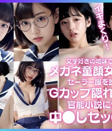 ChickenToPotato2.0★文学好きの地味で真面目なメガネ童顔少女は、セーラー服を脱いだらGカップ隠れ巨乳！官能小説に憧れて中●しセッ●ス[制服]