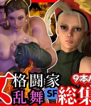 パラレル★【総集編】ストリップファイター究極パック、チュンリーキャミーリュウにガイルと超大量セット[3DCG]