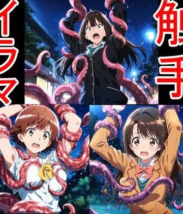 aiヒロインクリエイト★触手イラマ凛未央卯月[辱め]