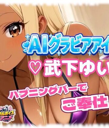 1億年LOVE★AIグラビアアイドル「武下ゆい」が「ハプニングバー」でご奉仕デビュー！！[巨乳]