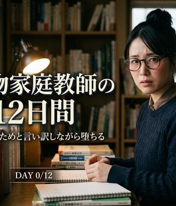 サボテンキック★堅物家庭教師・佐倉先生の12日間 〜‘集中力を上げるため’と言い訳しながら堕ちる同棲調教日誌〜[女教師]