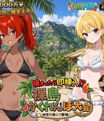 びゅびゅ丸★★捕まったら即挿入！ 裸島かくれんぼ大会[動画・アニメーション]