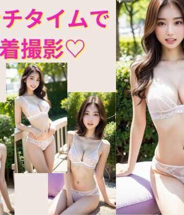 AIプロデューサー★ランチタイムで下着撮影？[野外・露出]