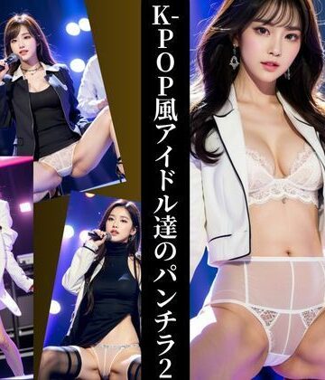 AIプロデューサー★K-POP風アイドルのパンチラ 2[ミニスカ]