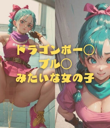 縦軸と無花果★ドラゴンボー◯ ブル◯ みたいな女の子[イラスト・CG集]