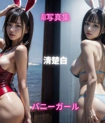 Premium AI Girls★AI写真集 清楚白 SHIRO SEISO バニーガール[ファンタジー]