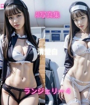 Premium AI Girls★AI写真集 清楚白 SHIRO SEISO ランジェリー4[全年齢向け]