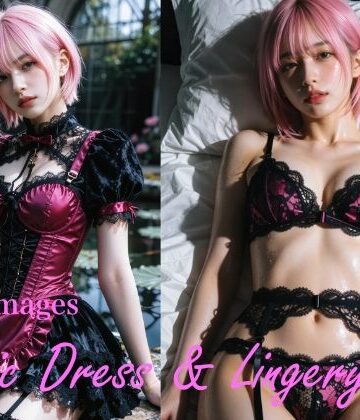 Elsefield Studio★6K高画質保存版｜Elsefield Studio 0004-1＆2 Gothic Dress ＆ Lingery Collection｜ゴシック ドレス＆ランジェリー美女画像1000枚セット[イラスト・CG集]
