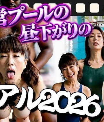 コーヒーライダー★市営プールの昼下がりのリアル2026 〜競泳水着の熟女7人が黒人コーチの極太チ◯ポに堕ちるまで〜[熟女]